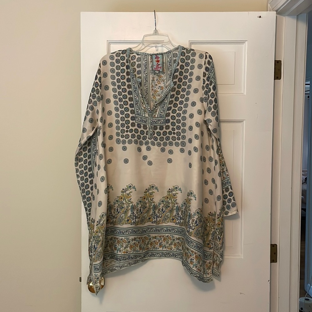 Johnny Was silk tunic